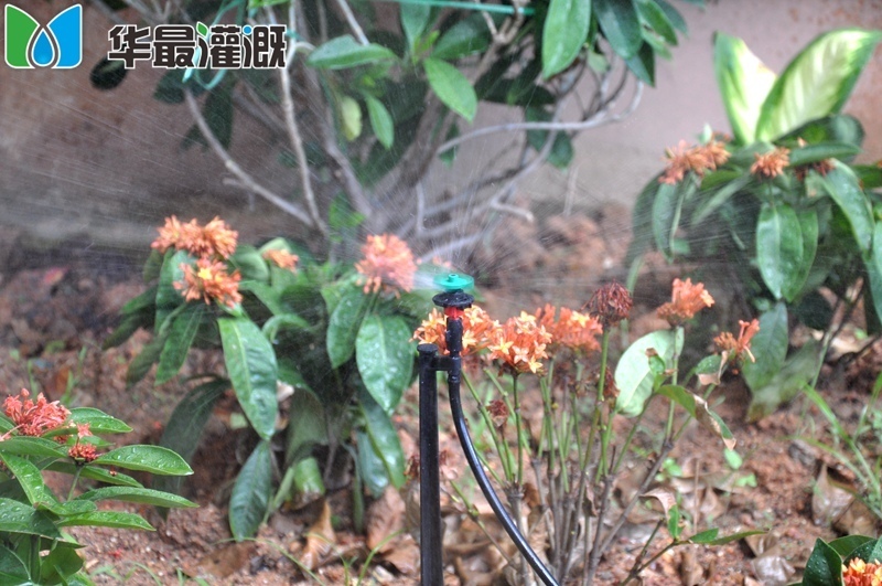 地插式微喷头应用